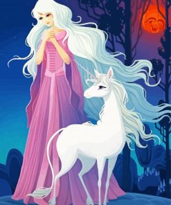 The Last Unicorn paint by numbers