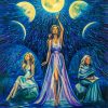 Three Fces of The Moon paint by numbers