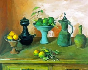 Turkish Pots And Lemons Olley Art paint by numbers