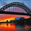 Tyne Bridge Paint by numbers
