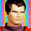 Vintage Captain Scarlet Paint by number