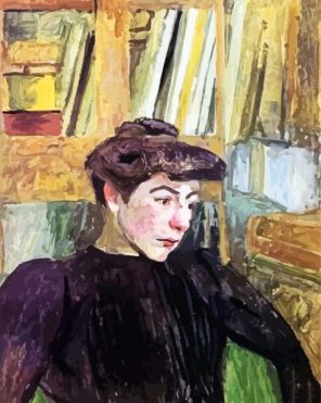Woman With Black Eyebrows Vuillard Art Paint by numbers
