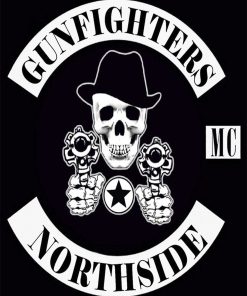 Cool Gunfighters paint by numbers