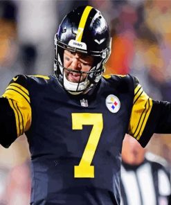 Ben roethlisberger player paint by numbers