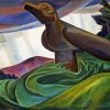 Big Raven by Emily carr paint by numbers