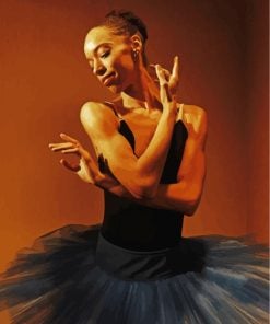 Black Ballerina Lady paint by numbers