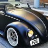 Black Vw Beetle Convertible paint by numbers