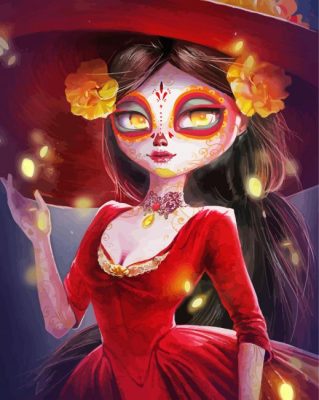 Book Of Life La Muerte paint by numbers