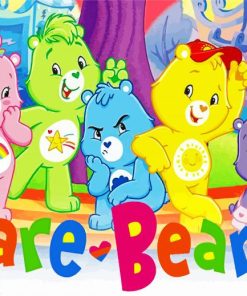 Care Bears Adventure paint by numbers