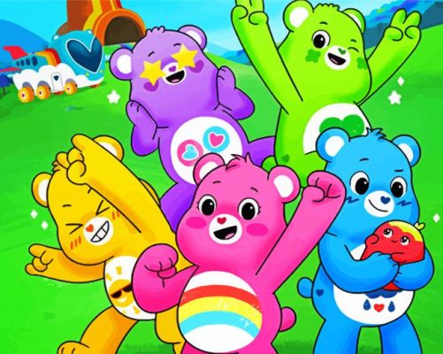 Care Bears Animated Serie - Paint By Numbers - Numeral Paint