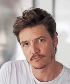 Chilean American Actor Pedro pascal paint by number