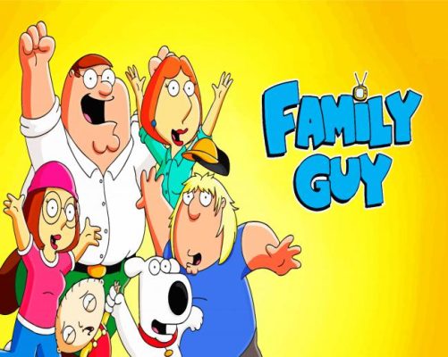 Family Guy Paint By Numbers - Numeral Paint Kit