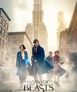 Fantastic Beasts Poster paint by numbers
