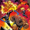 Fantastic Four Illustration paint by number