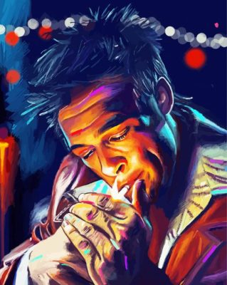 Fight Club Tyler Durden Art paint by numbers