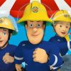 Fireman Sam paint by numbers
