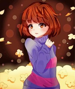 Frisk character paint by number