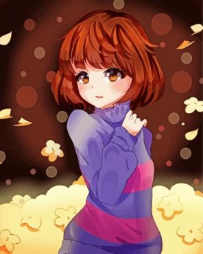 Frisk character paint by number