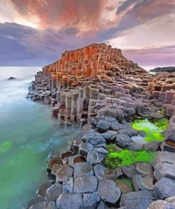 Giants causeway Rocks paint by numbers