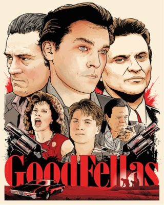 Goodfellas Movie Poster paint by number