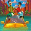 Goofy Animated Movie paint by number