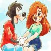 Romance Goofy paint by number