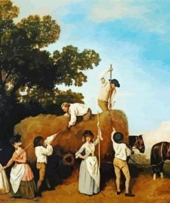 Haymakers by George Stubbs paint by numbers