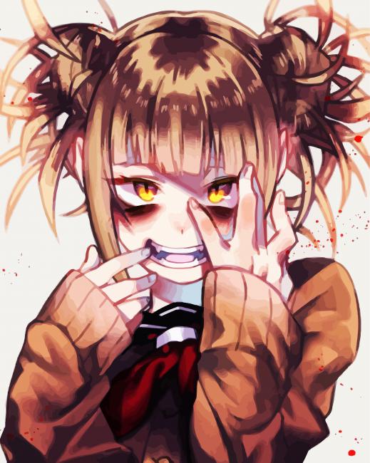 Himiko Toga Anime Girl Paint By Numbers - Numeral Paint Kit-demhanvico.com.vn