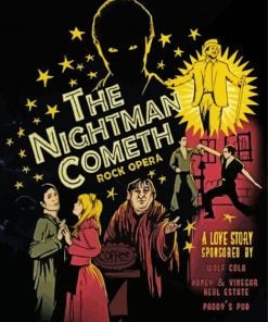 Its Always Sunny in Philadelphia The Nightman Cometh poster paint by numbers
