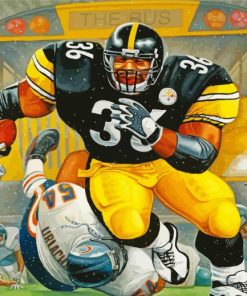 Jerome Bettis art paint by numbers