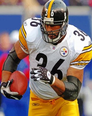 Jerome Bettis paint by number