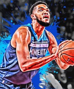 Karl Anthony Town Minnesota Timberwolves Paint by numbers