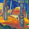 Kispiax Village by Emily carr paint by number
