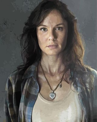 Lori Grimes the walking dead character paint by numbers
