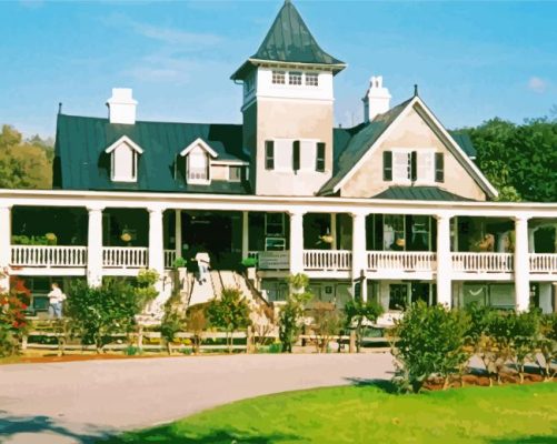 Magnolia Plantation And Gardens Charleston Paint by numbers