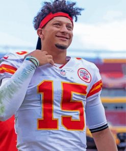 Patrick Mahomes II paint by numbers