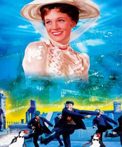 Mary Poppins Film paint by numbers