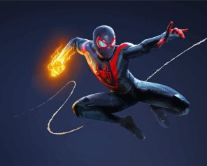 Miles Morales Spider Man Paint by numbers