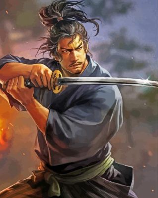 Miyamoto Musashi paint by numbers