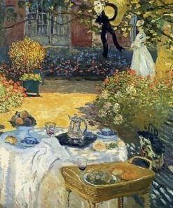 Monet ladies at tea paint by numbers