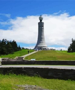Mt. Greylock in Massachusetts paint by numbers