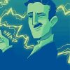 Nikola Tesla Illutration Paint by numbers