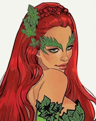 Poison Ivy paint by numbers