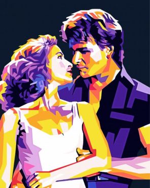 Pop Art Dirty Dancing Paint by numbers