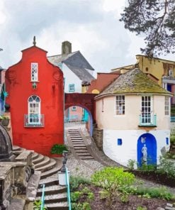 Portmeirion North Wales paint by numbers