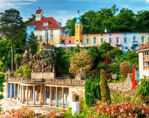 Portmeirion Village paint by numbers