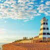 Prince Edward Island lighthouse paint by number