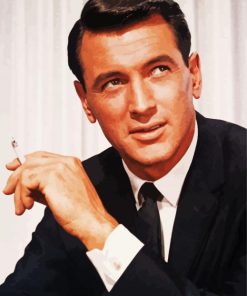 Rock Hudson paint by numbers