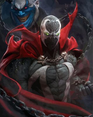 Spawn Character paint by numbers