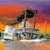 Steamboats Art paint by numbers